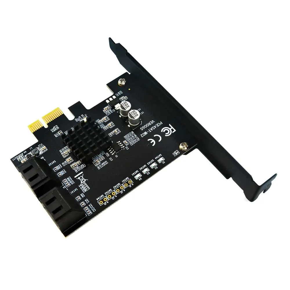 Плата расширения SATA3.0 на PCI E 4 порта 6 ГБ|Платы расширения| |
