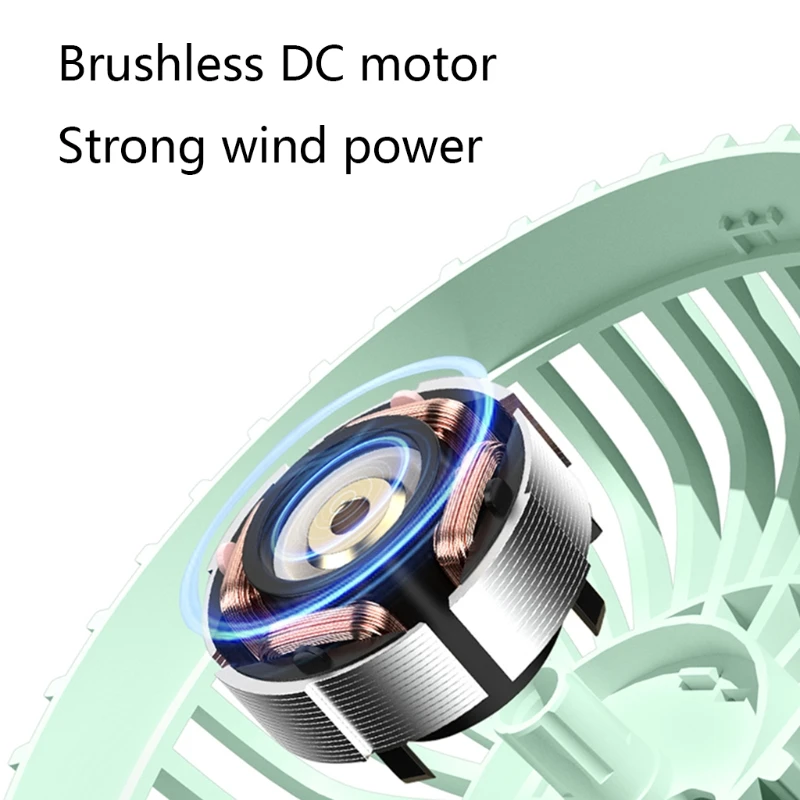 

5 Inch Clip on Fan 3 Speeds Fast Air Circulating USB Fan with Sturdy Clamp Mini Portable Personal Cooler for Outdoor