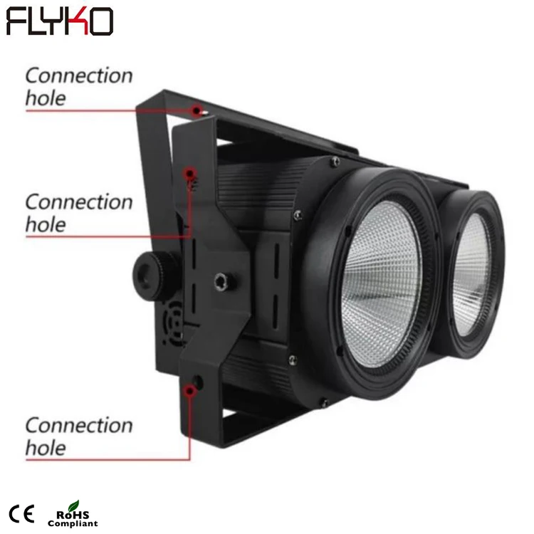 2019 Новый cob 2 глаза светодиодный козырек для света в зал белый и теплый COB 200w | Лампы