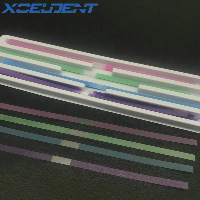 

60 шт./компл. стоматологический полиэстер Полировочная пропилен-каучука прокладки с одной стороны полировки сбоку Polystrips в отбеливание зубов...