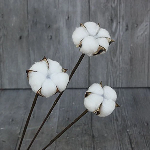 10 штук в упаковке искусственный хлопок проводной Утюг стержень икебана реквизит