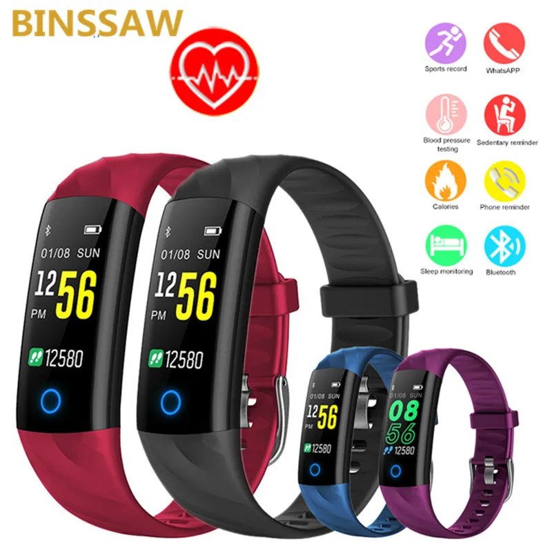 Smart IP68 BraceletWaterproof Pedometer Heart Rate Blood Oxygen Monitor Fitness Tracker Wristband Multi Sport Band | Электроника