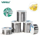 YIHUA высококачественный припой с канифольным ядром, Оловянная проволока, канифольный рулон, флюс, припой, Проволочная катушка для электроники 0,4 мм, 0,6 мм, 0,8 мм, 1 мм