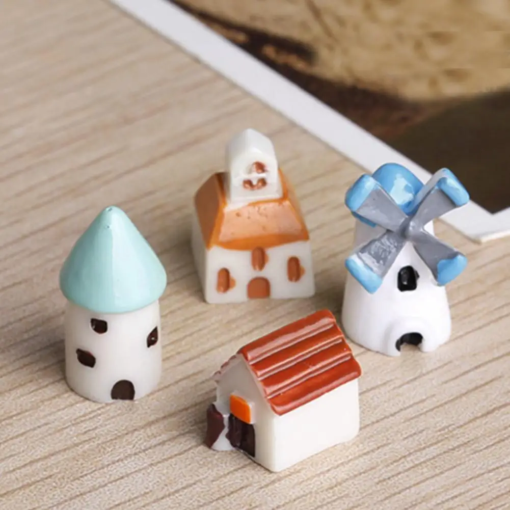 Мини-ветряная мельница Moss M4e7 для украшения микроландшафта настольные дома | Дом и