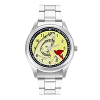 shark quartz watch design colored wrist watch stainless wholesale travel couple wristwatch