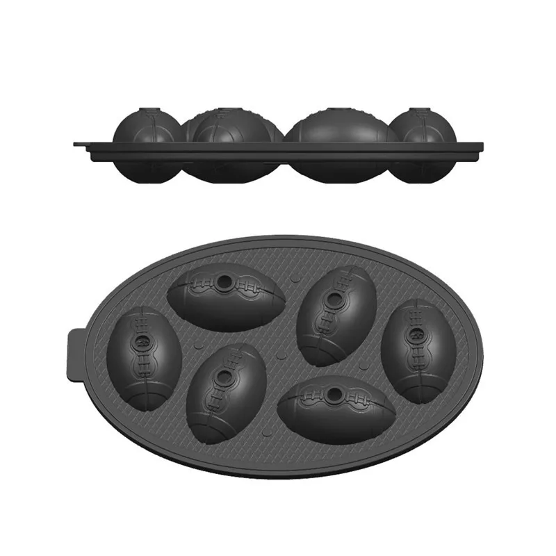 Форма для кубика льда 3D стерео форма регби ледяной шарик мороженого силиконовая