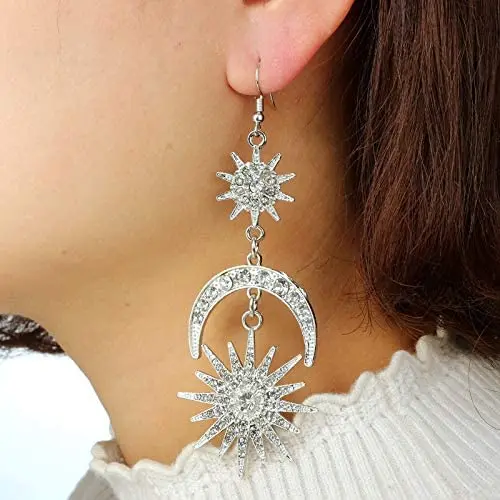 Halo Crown Moon Stars богиня Корона ободок тиара и короны для женщин Boho свадебный головной