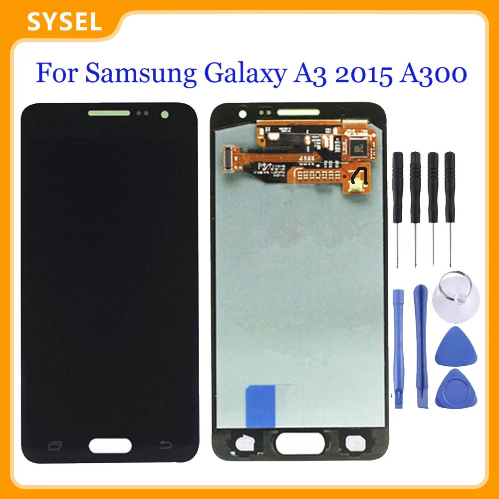 TFT для Samsung Galaxy A3 2015 A300 Lcd A3000 A300F A300M ЖК-дисплей сенсорный экран дигитайзер в сборе