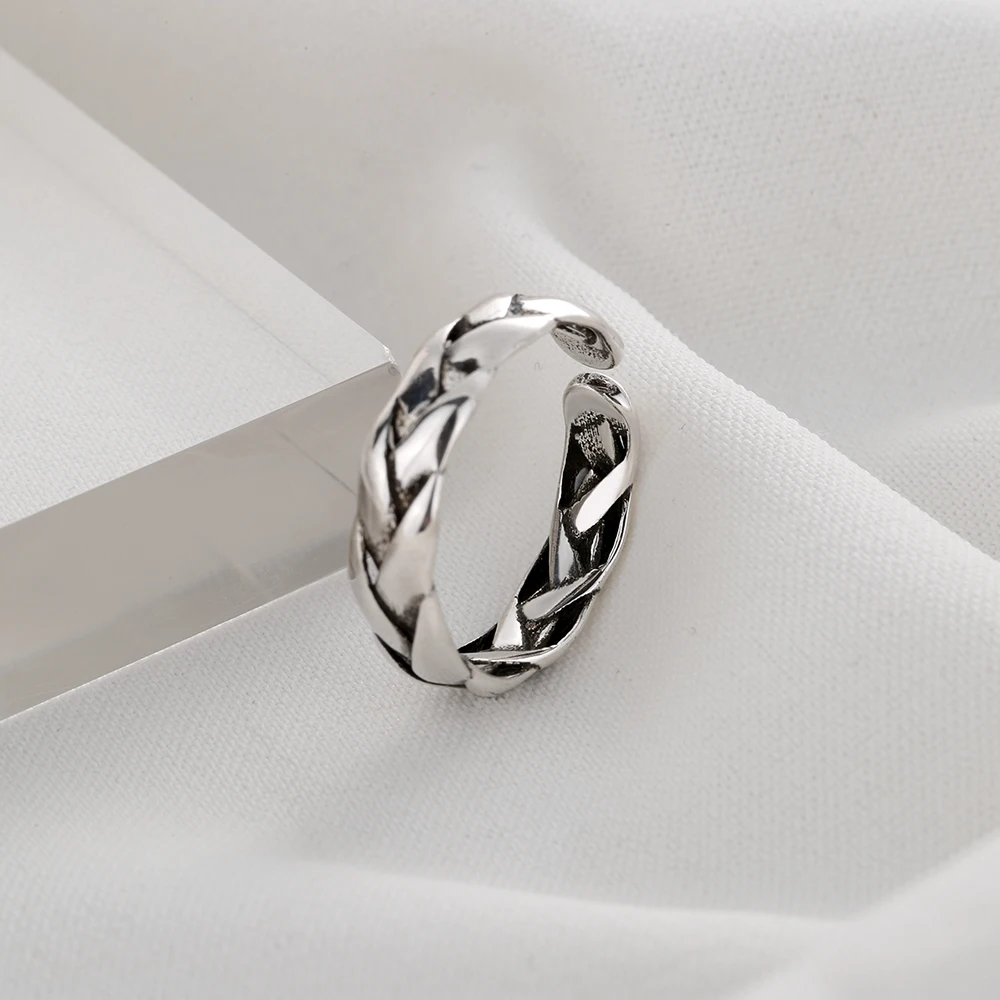 Женское Открытое кольцо в виде обмотки из серебра 100% пробы YMR003 | Украшения и