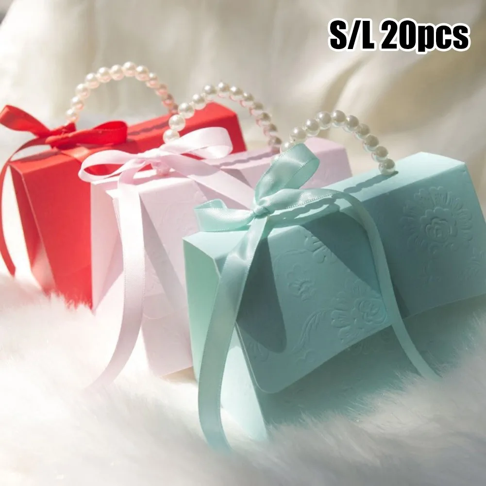

20Pcs/Lot Portable Party Wedding Favor Gift Boxes,Luxury Box,Baby Shower Gift Boxes Boite Card Packaging Wedding Birthday Party