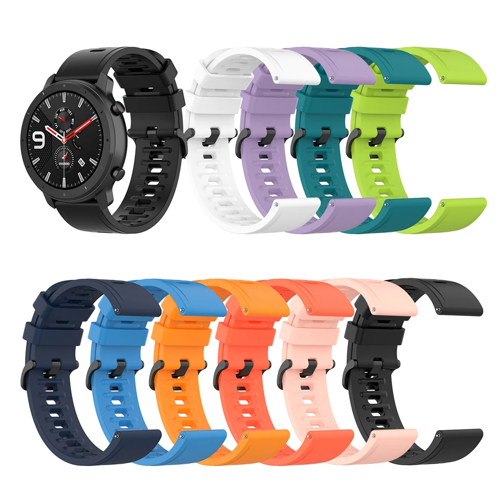 22 мм ширина ремешок для часов Ремешок AMAZFIT GTR 47 мм/Pace/Stratos/AMAZFIT 2 StratoS аксессуары
