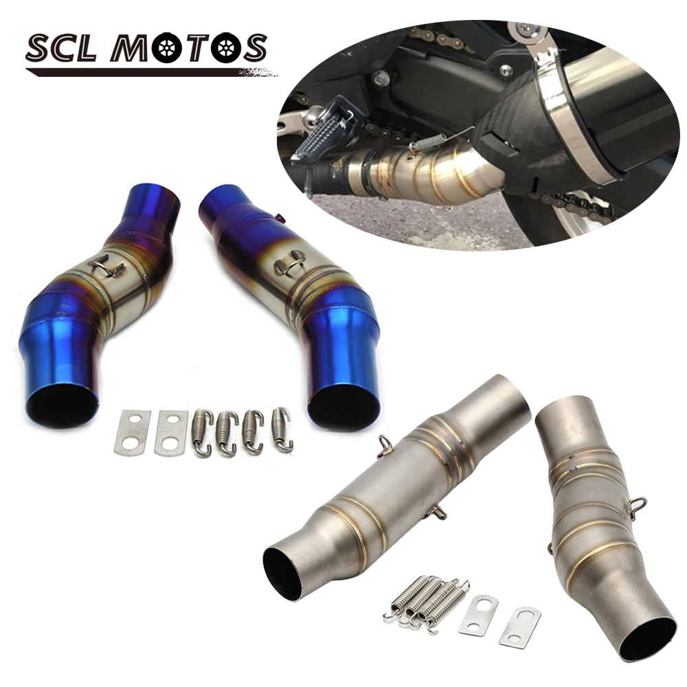 SCL соединитель для выхлопной трубы мотоцикла средней длины Kawasaki Z1000 2010 2011 2012 2013 2014