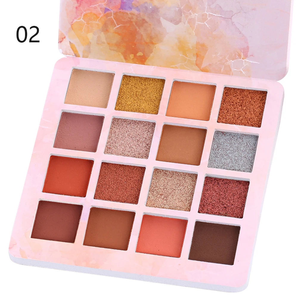 Manooby 15-color матовые тени для век палитра макияж водонепроницаемый стойкий металлик тени для век натуральный - Цвет: 002
