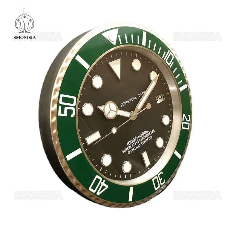 Настенные часы из нержавеющей стали брендовые роскошные современные настенные |