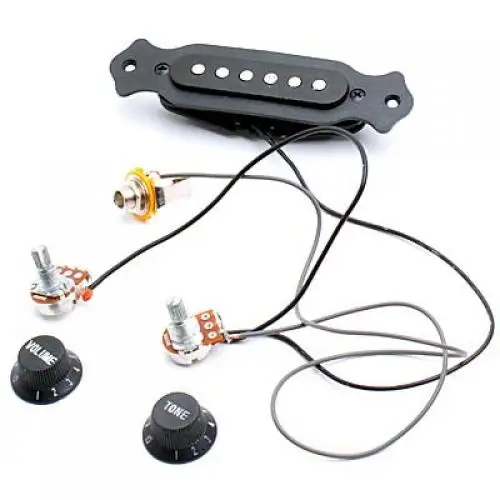 Гитара медная катушка бесшумный pick Up предусилитель 20 Гц кГц DIY аксессуар|Детали и