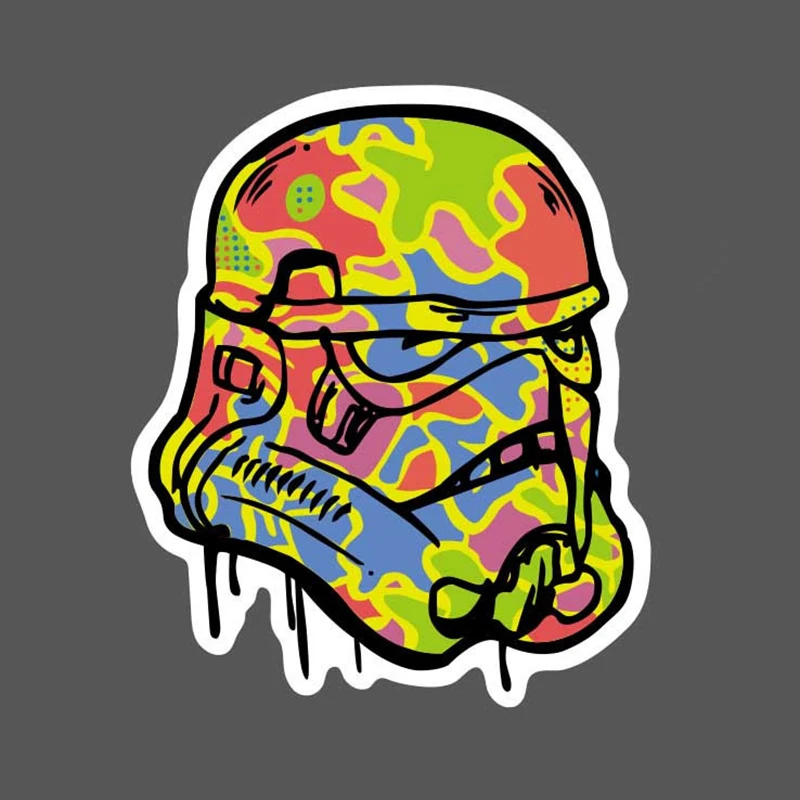 5 шт./лот камуфляжные граффити в виде шторма с бомбой водонепроницаемые наклейки