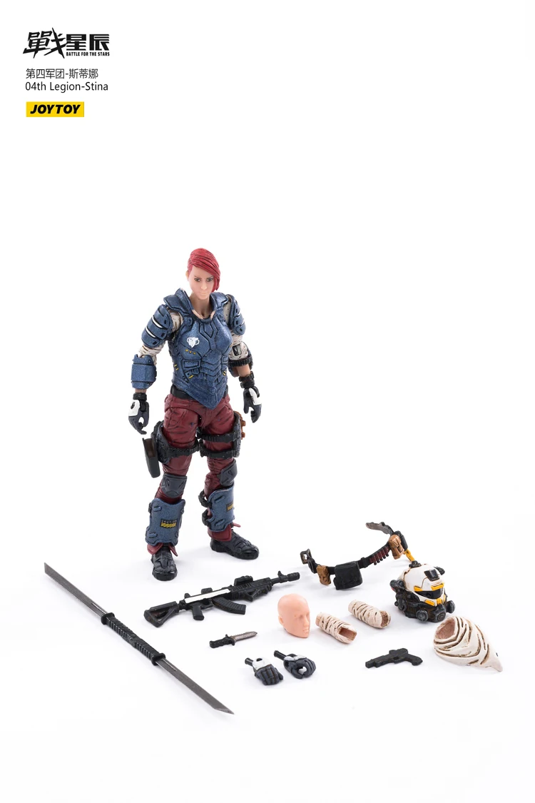 

NewJOYTOY 1/18 Fourth Legion Stina 37th Legion Hermione Action Figure Model Toy