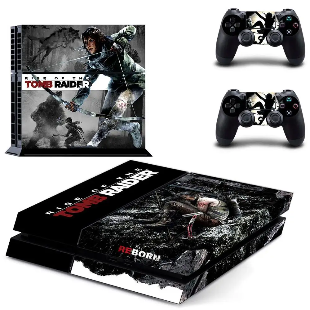 Наклейка s Rise of The Tomb Raider наклейка для PS4 PS 4 Play station Pegatinas консоли playstation и 2