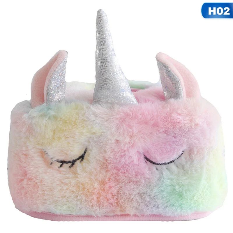 

Creative Cute Plush Unicorn Tissue Box Napkins Paper Box Holder Kawaii Birthday Xmas Gift Kids Girl Favorite Home Decoration