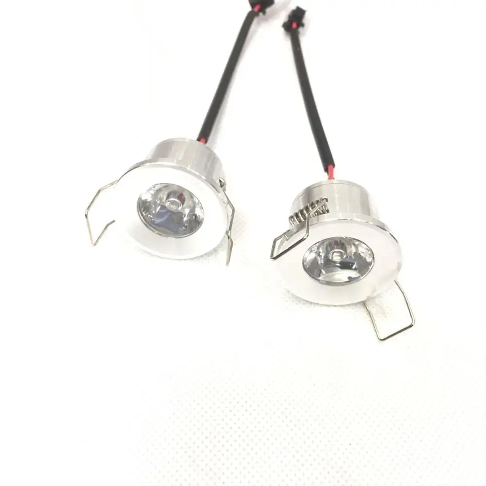 

wholesale wholesale Hot Selling 6pièces Armoire Lumière Coupe Taille 28mm 15 Degrés Angle De Faisceau Or Led Downlight faretto l