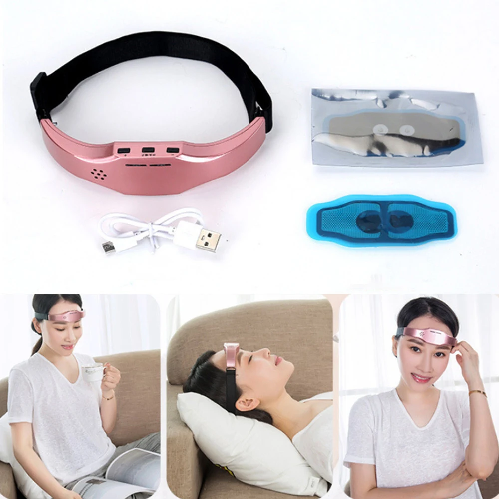 Электрический массажер для головы монитор сна облегчение мигрени бессонница