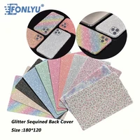 fonlyu glitter bling phone sticker for iphone max 13 electronic cigarette diy back skin cover for hydrogel film cutter machine