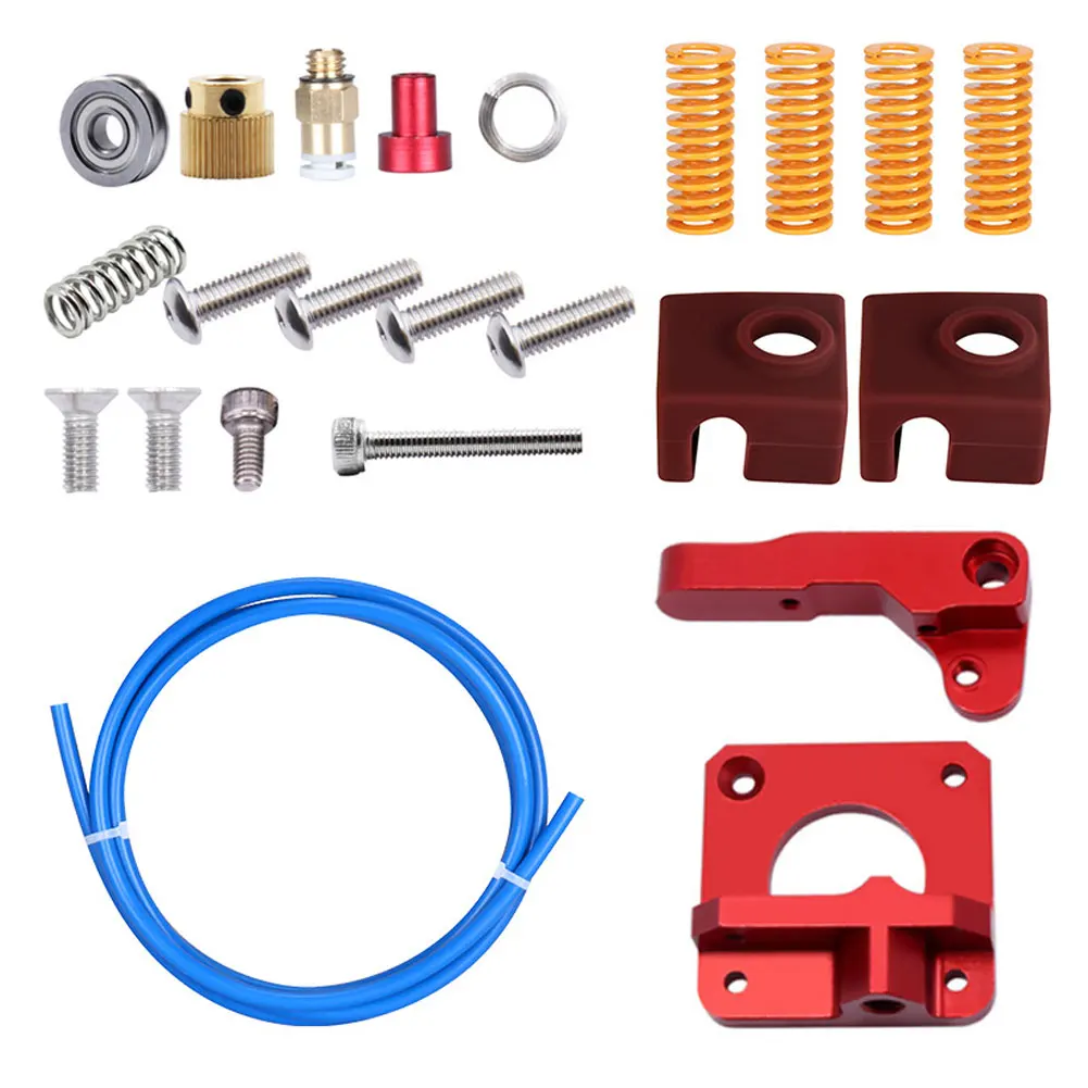 

3D Printer Accessories Upgraded Extruders Aluminum Alloy Right Hand Extruder Kit With PTFE Tubing Compatible With CR10 Ender 3