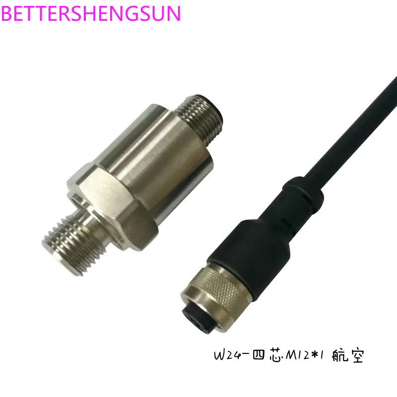 

Четырехъядерный датчик давления M8 * 1 авиационный штекер 0-4,5 МПа абсолютное давление 4-20 мА M14