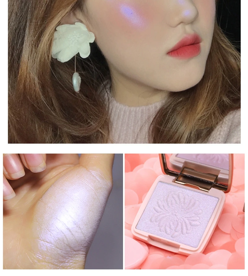 Novo Shimmer Glow Kit хайлайтер пудра палитра осветитель макияж тело лицо бронзант, контур хайлайтер Косметика осветляет кожу