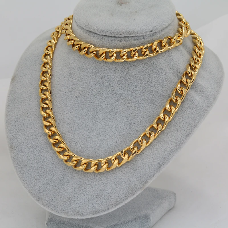 Ожерелье с французской цепью шириной 6 мм классическое модное колье из панцирной