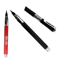high quality metal fountain pen piston type calligraphy brush pen 0 71 0mm nib fountain pen school office stationery supplies