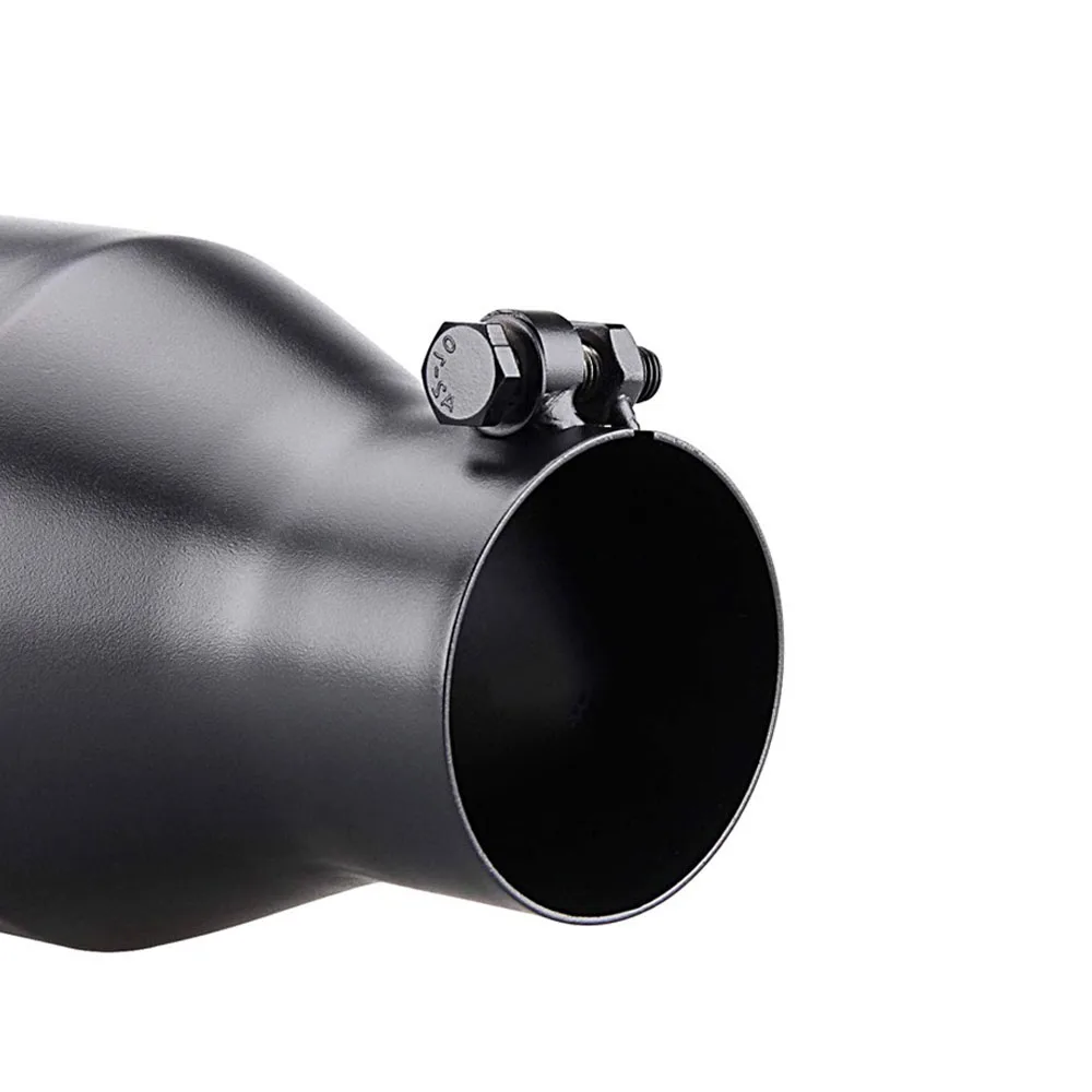 Creadgey New Universal Matt Glossy Chrome Muffler Tip Stainless Steel Tail Pipes Rear Exhaust Pipe Automotive Car Accessories