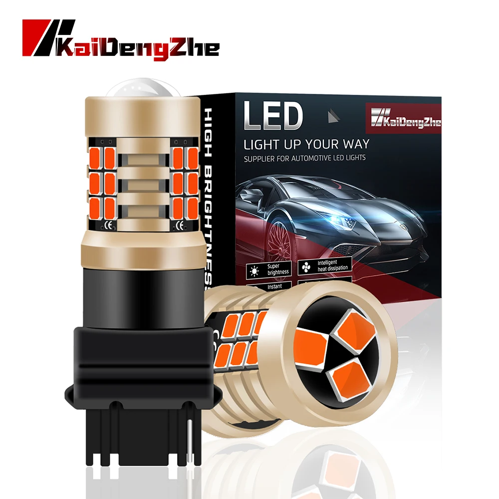 2 шт. автомобисветодиодный светодиодные лампы T25 3156 P27W 3030 21SMD 12 16 В|Сигнальная