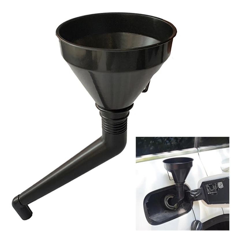 Пластиковая воронка с носиком для масла воды топлива бензина дизельного