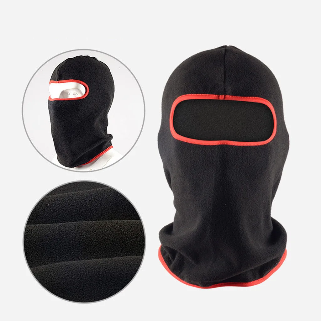 Теплые камуфляжные теплые Флисовые Балаклавы зимние велосипедные лыжные кепки