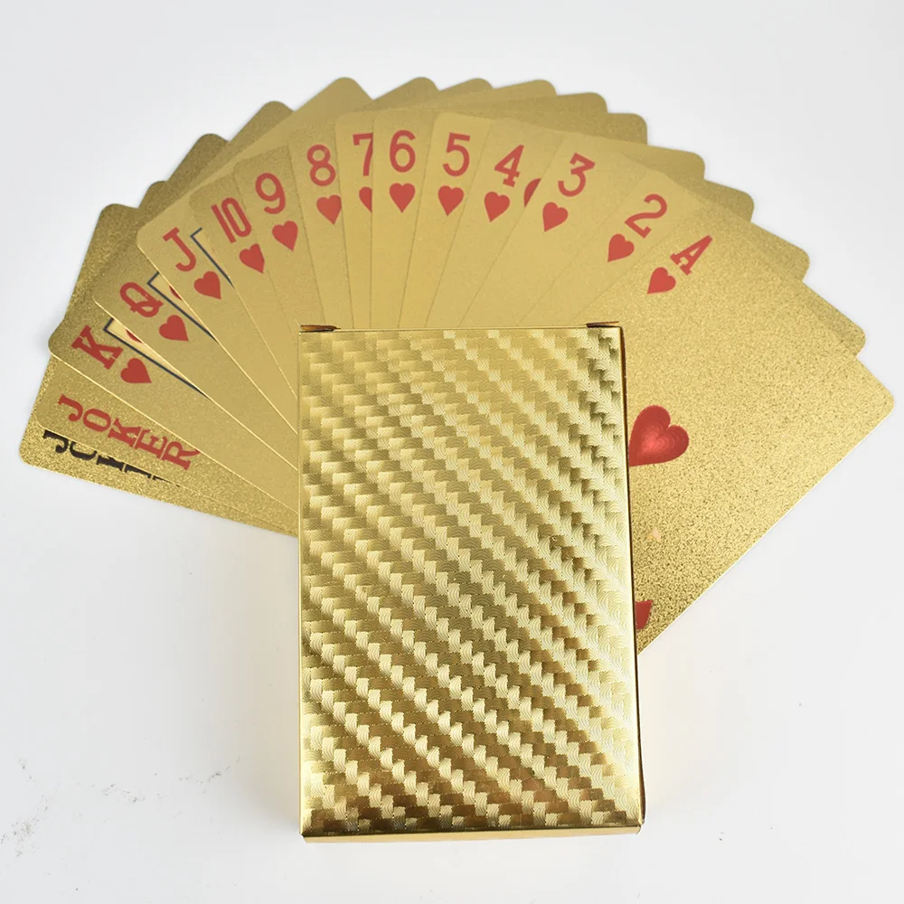 

Gold Universal Mosaic Playing Cards Gold Plated Playing Cards Table Games Souvenirs Gifts