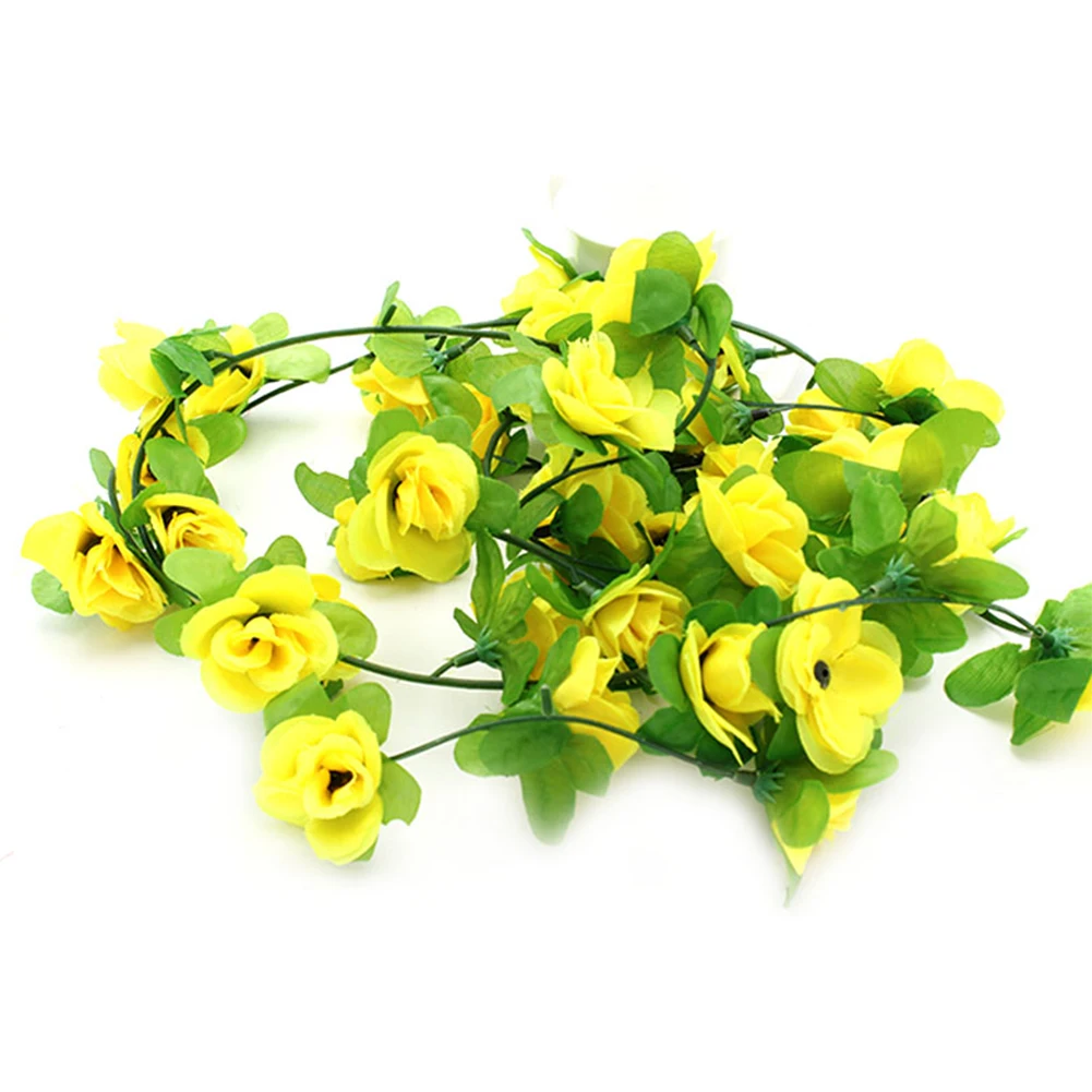 Имитация цветка розы лоза Свадебные украшения цветок искусственный из ротанга