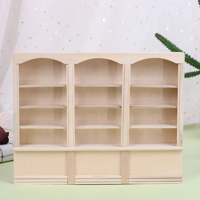 

1PC Miniature Closet Hanging TV Book Cake Bedside Table Cabinet Shelf Cupboard Model DIY House Furniture Decor DIY Toys