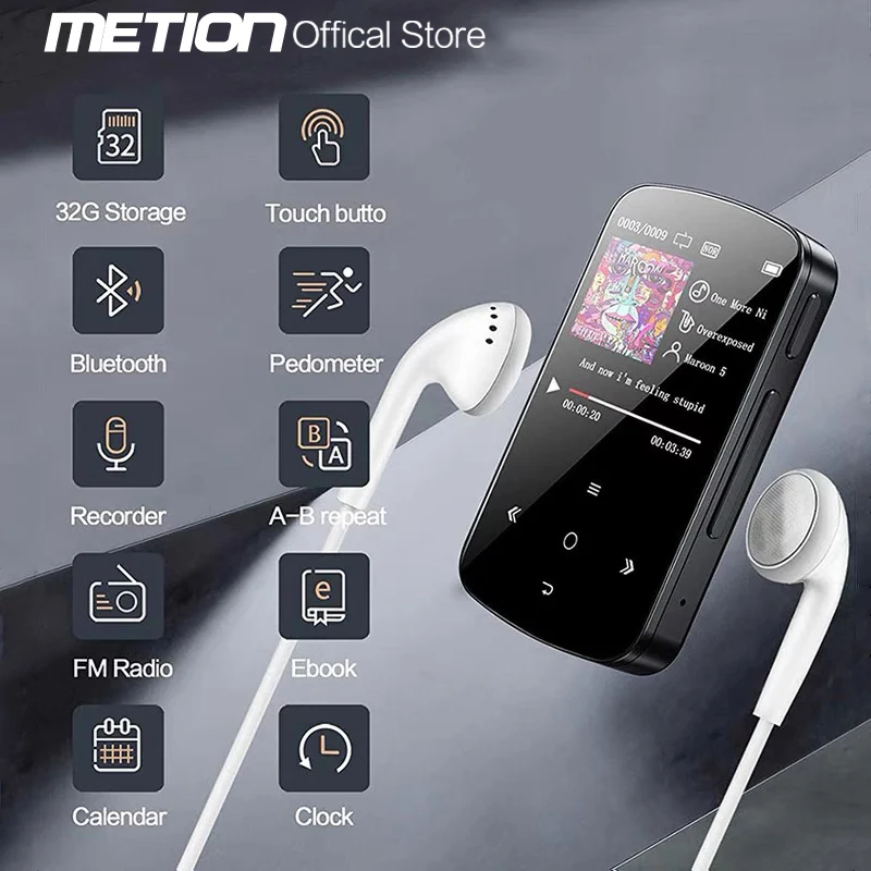 32 Гб Спортивный Bluetooth MP3-плеер без потерь HIFI музыкальный плеер