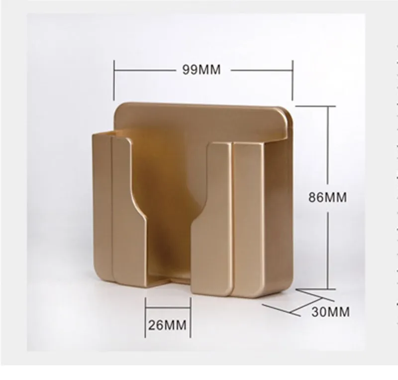 

Wall Mount Home Universal Charger Rack Universal Sticker Hotel Multifunction Phone Holder Charging Shelf Bracket Durable Shelves