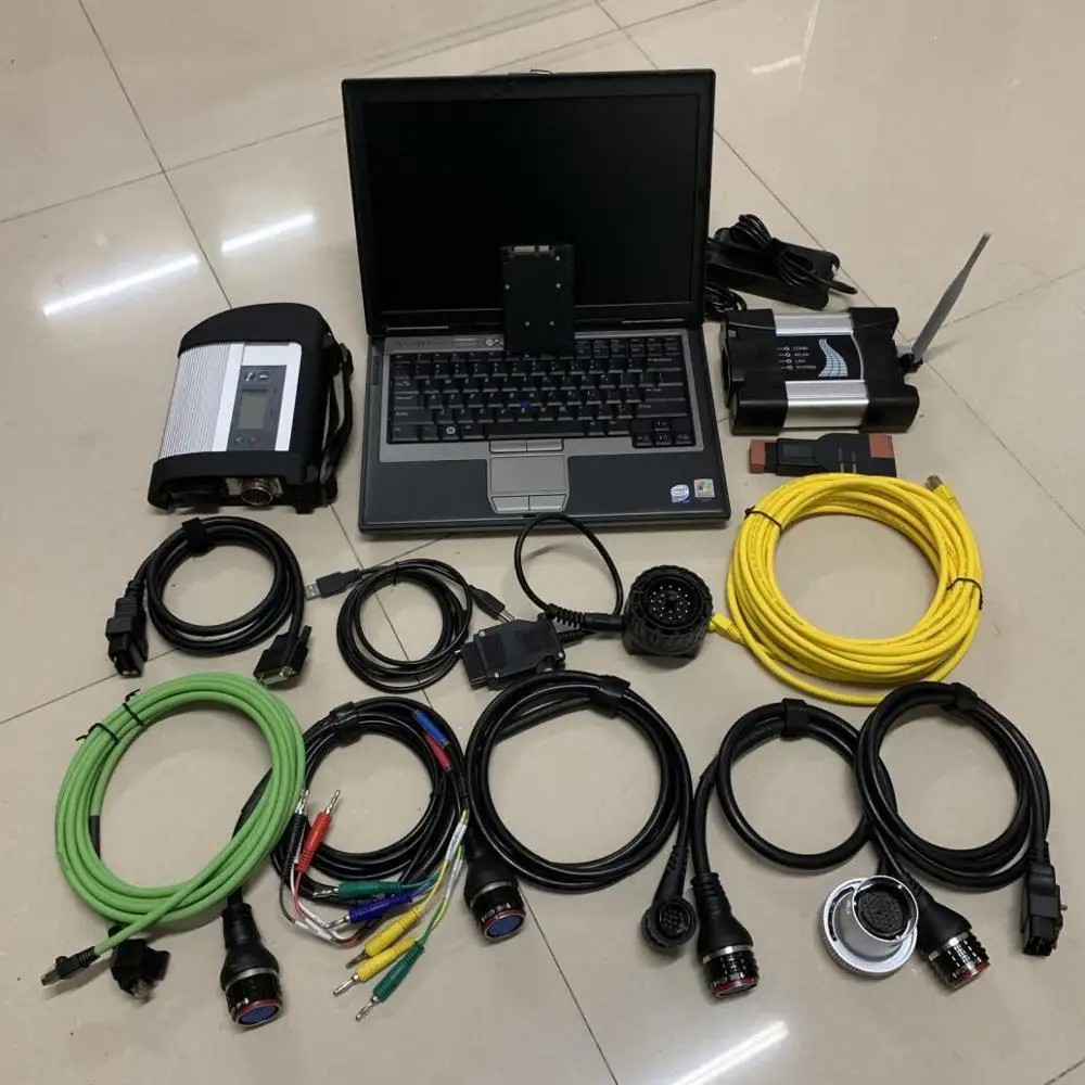 Автомобильный сканер кодов Mb Star C4 SD Connect Compact 5 Wifi ICOM NEXT 1 ТБ SSD используемый ноутбук