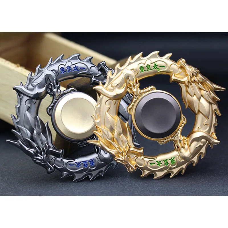 

Classic toy Dragon Metal Fidget Spinner Zinc Alloy Gyro Rotary EDC Hand Spinner For Autism And ADHD Focus Stress Fingertip