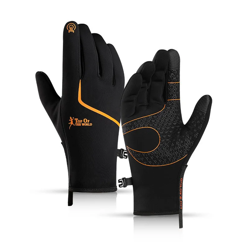 

Winter Cycling Gloves Bicycle Warm Sensitive Touchscreen Full Finger Gloves Waterproof Windproof Bike Skiing Motorcycle Mittens