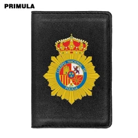 new placa de polic%c3%ada espa%c3%b1ola spain police badge passport caser classic men women id credit card cove travel leather holder