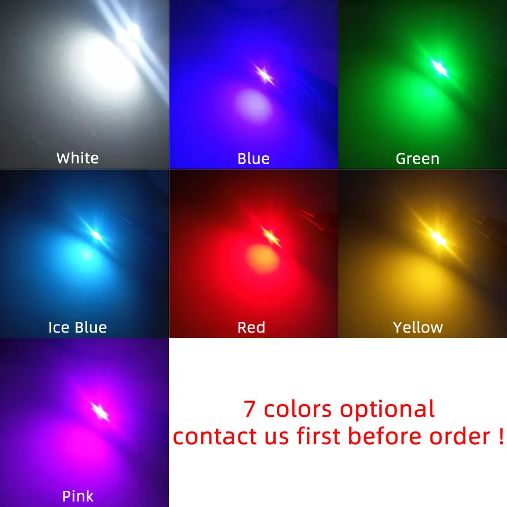 10 шт. внутренний светодиодный светильник T5 для автомобиля лампы инструментов 3 3014