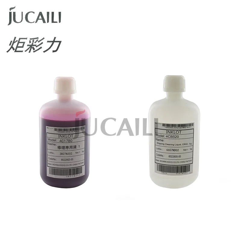 Фото Оригинальная печатающая головка Jucaili 1000 мл XP600/DX5/DX7 для защиты печатной головки Epson, жидкость для защиты/очищающий раствор/Увлажняющая Жидкость №1