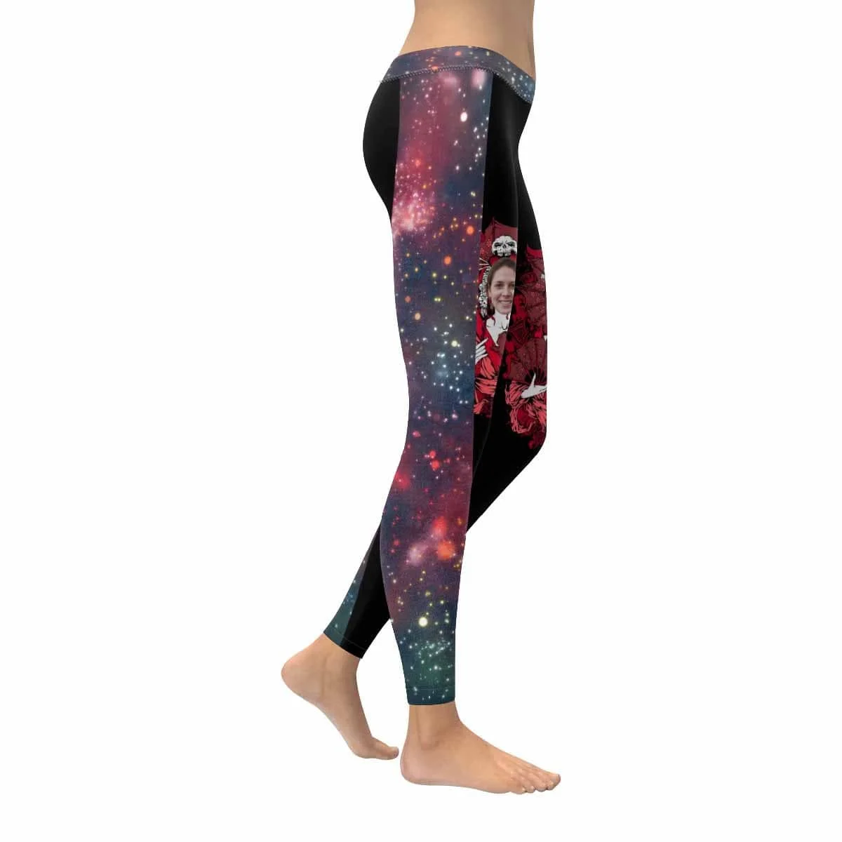 

Custom Face Nebula All-Over Low Rise Leggings