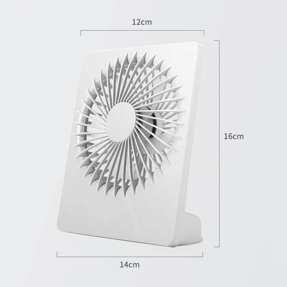 

USB Rechargeable Electric Fans Table Metal Fan Small Desktop Fan Suitable for Home Office School Personal Fan