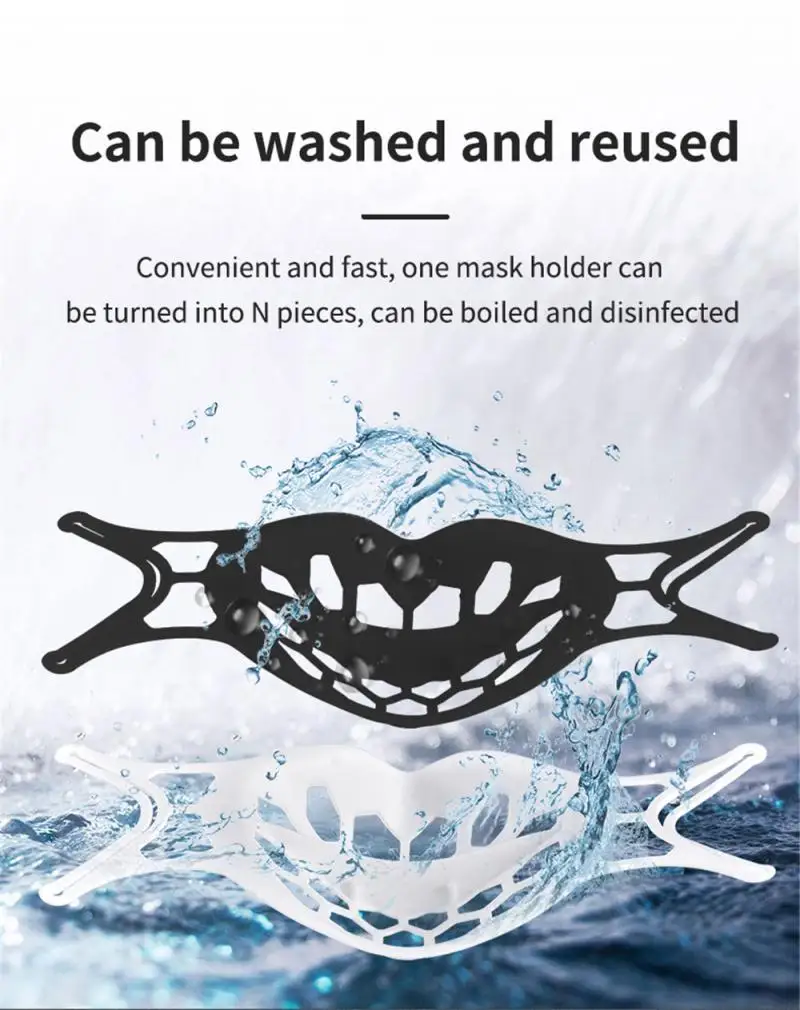 

1pc Mountain Bike Bicycle Reusable Anti-suffocation Mask Mask Bracket Riding Equipment