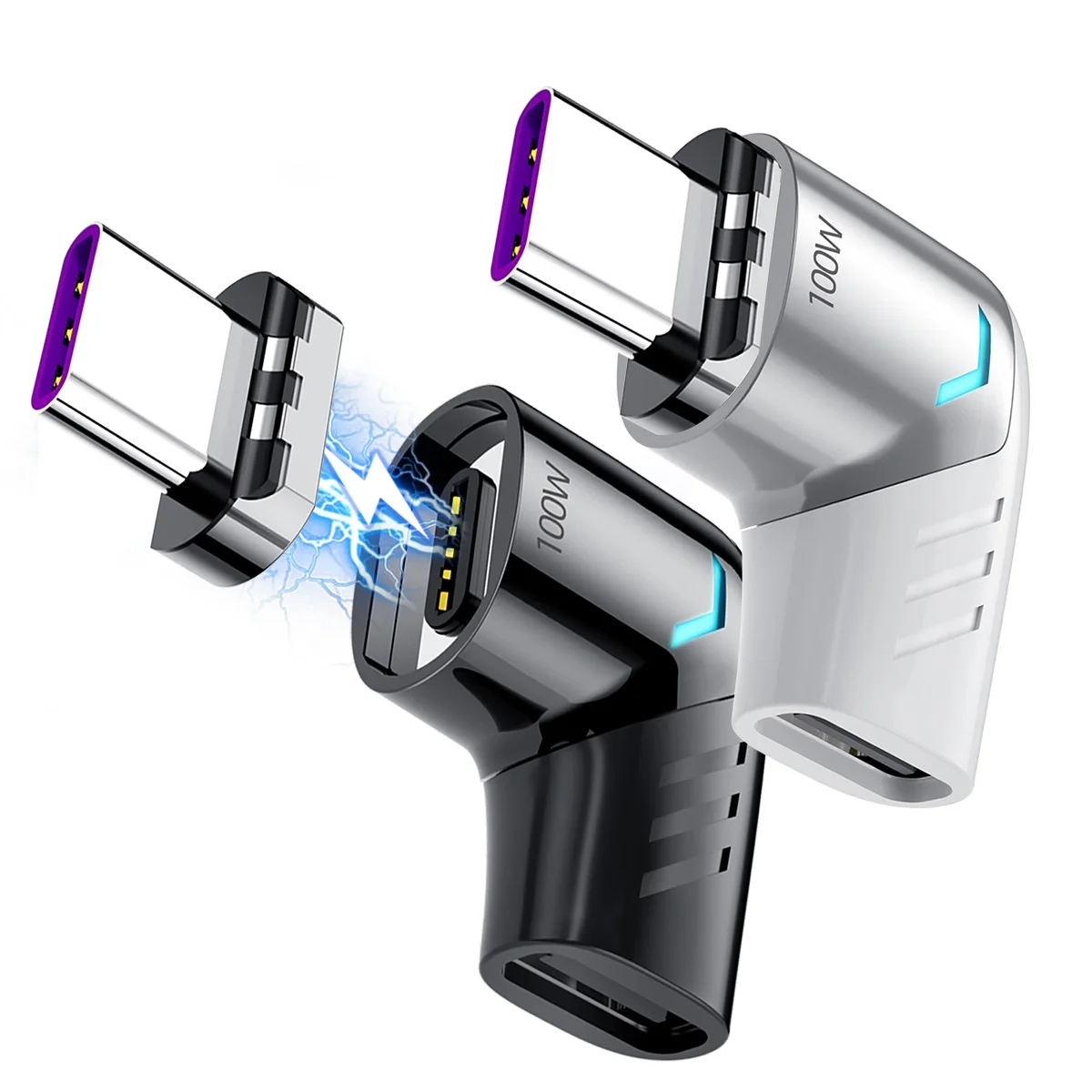 ANKNDO Usb C к Магнитный адаптер типа 100 Вт Быстрое Зарядное устройство Type